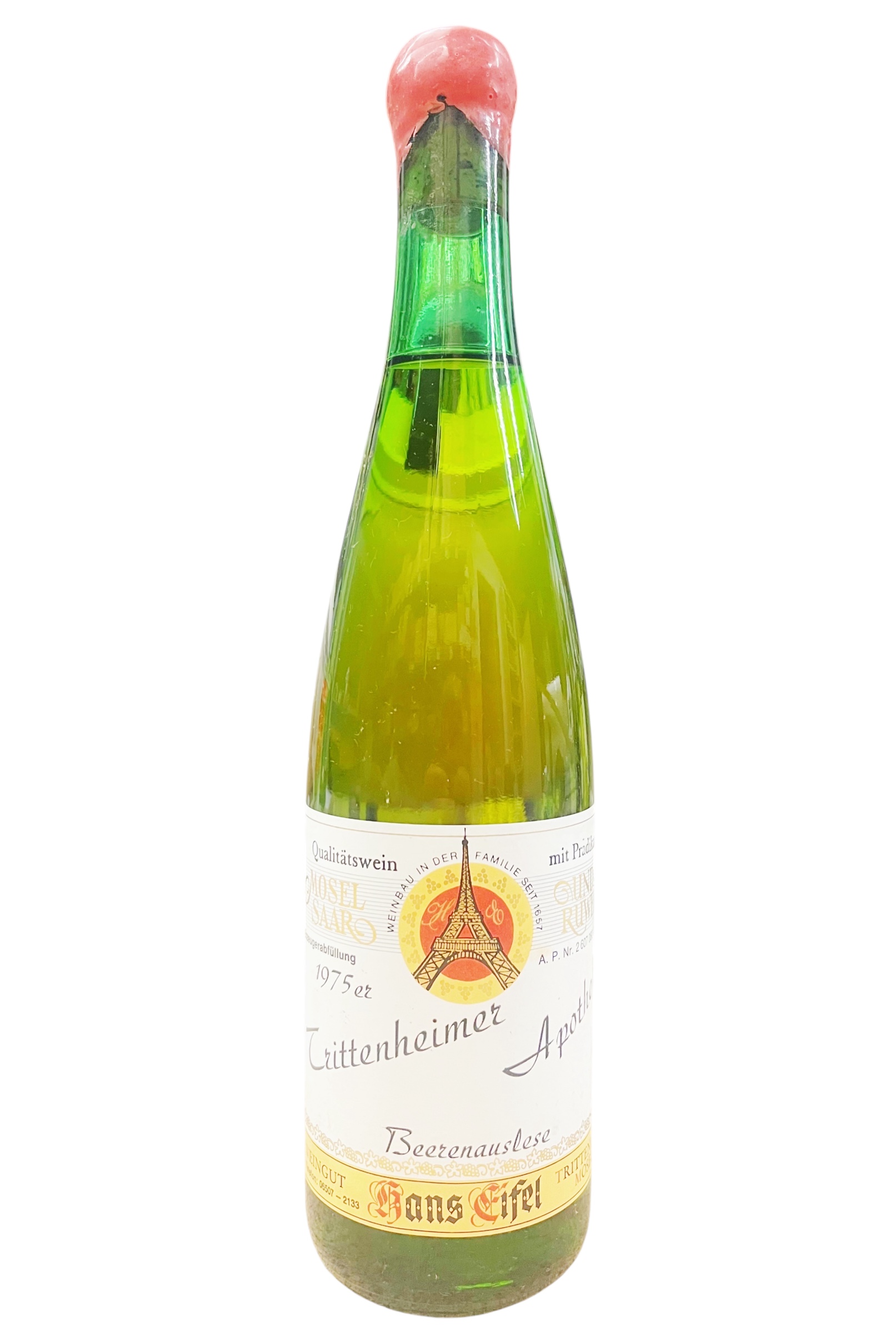 Wein 1975 Trittenheimer Apotheke Kerner Beerenauslese