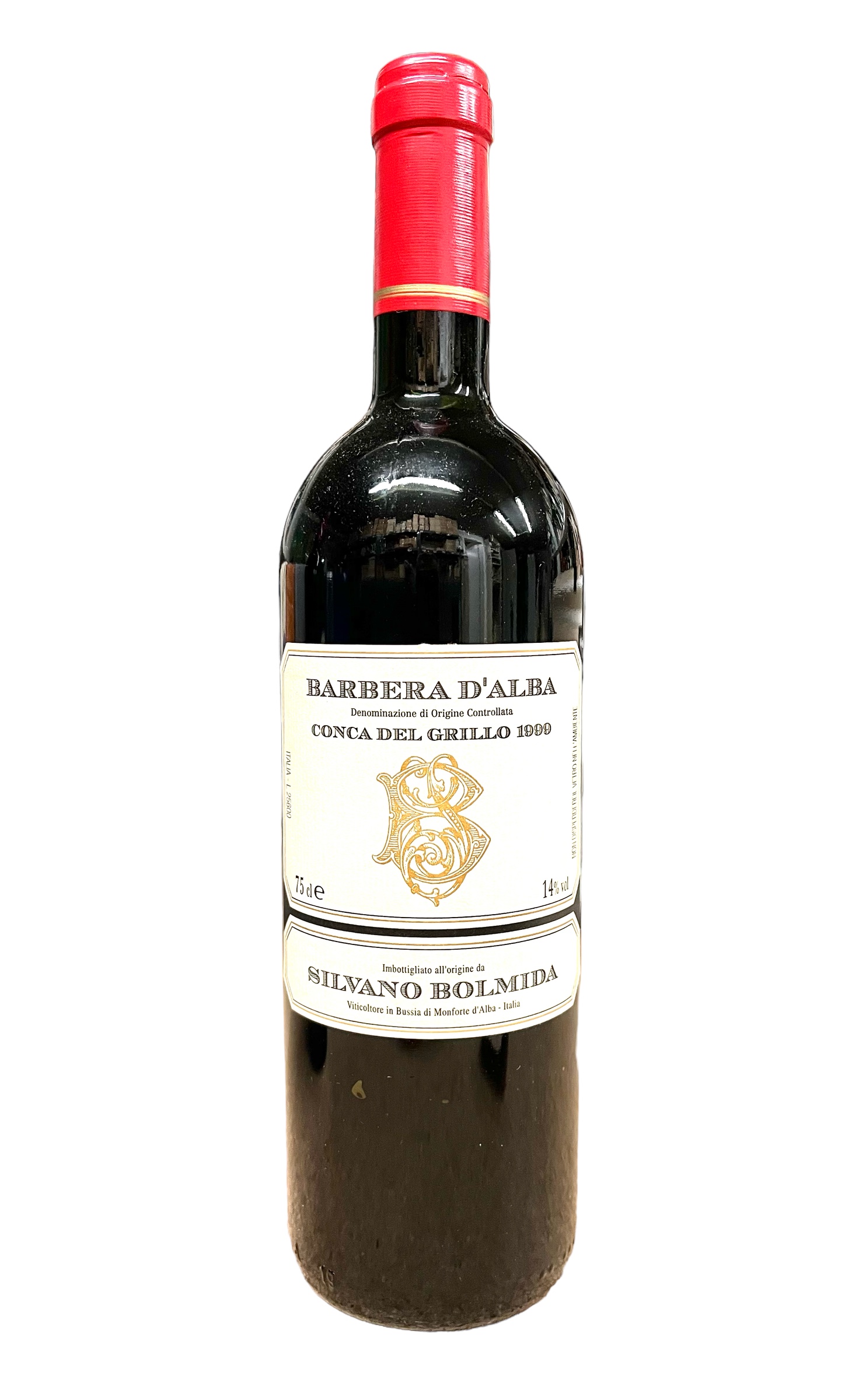 Wein 1999 Barbera d´Alba Bolmida Conca dell Grillo