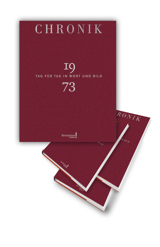 Chronik 1973 Jahrgangsband, Holzkiste und Gravur möglich!