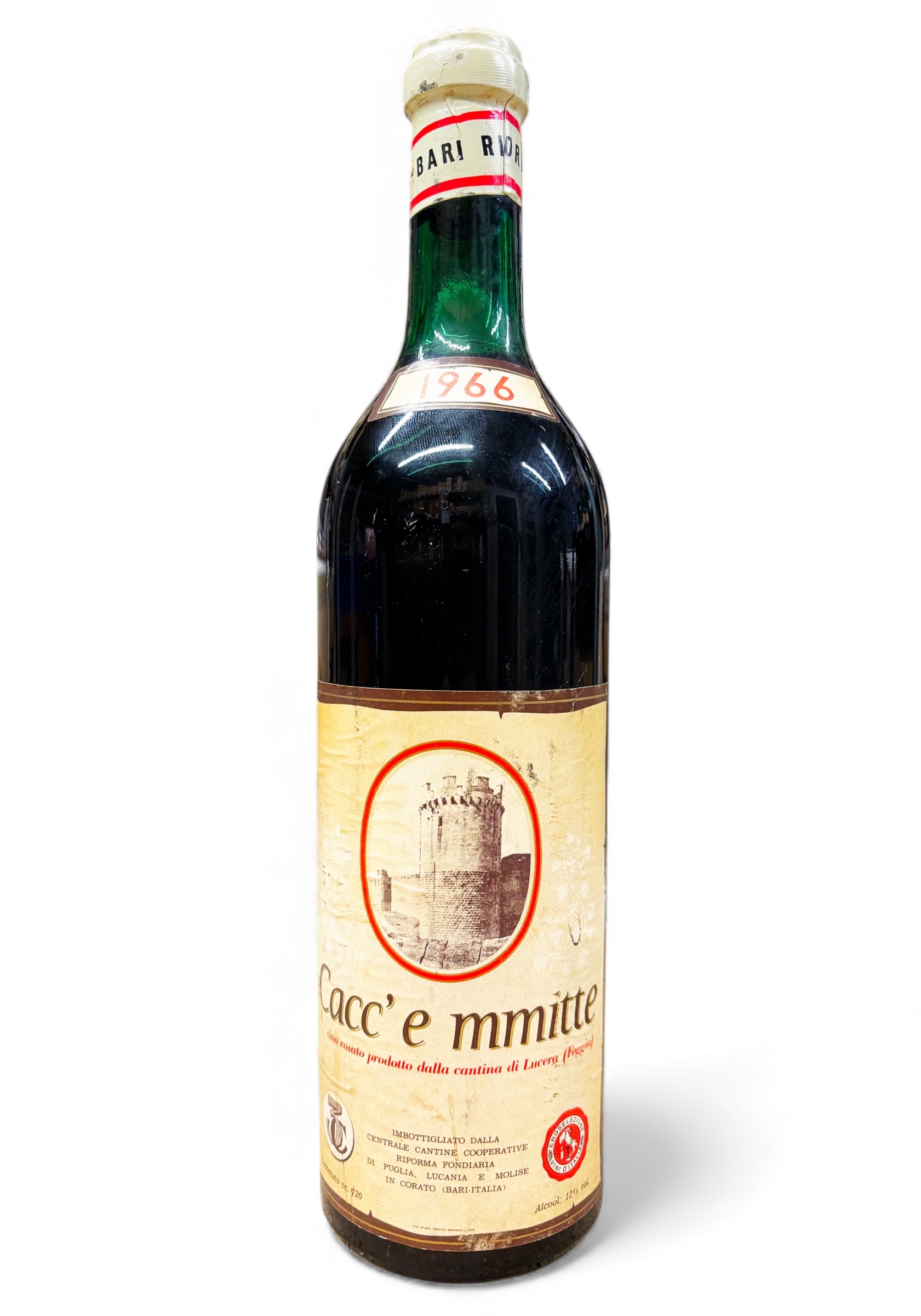 Wein 1966 Cacc´e mmitte Cantine Riforma Fondiaria di Puglia