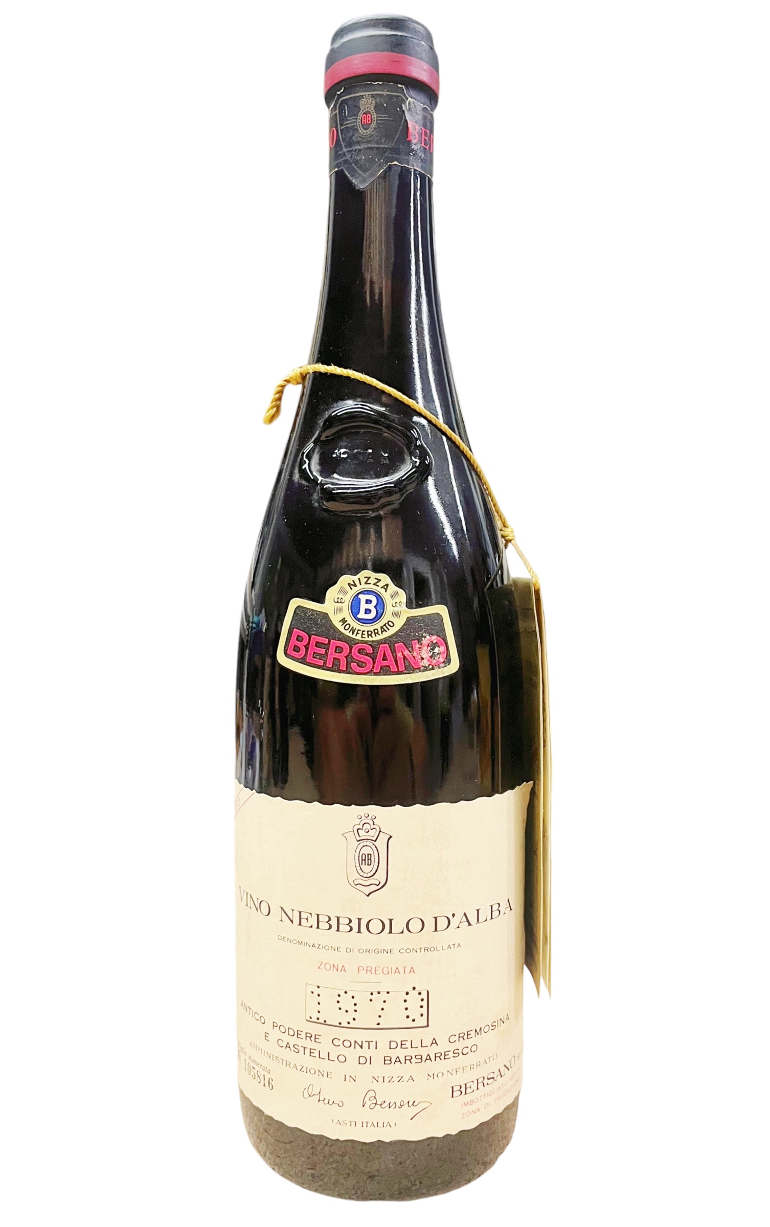 Wein 1970 Nebbiolo d´Alba Cremosina Bersano