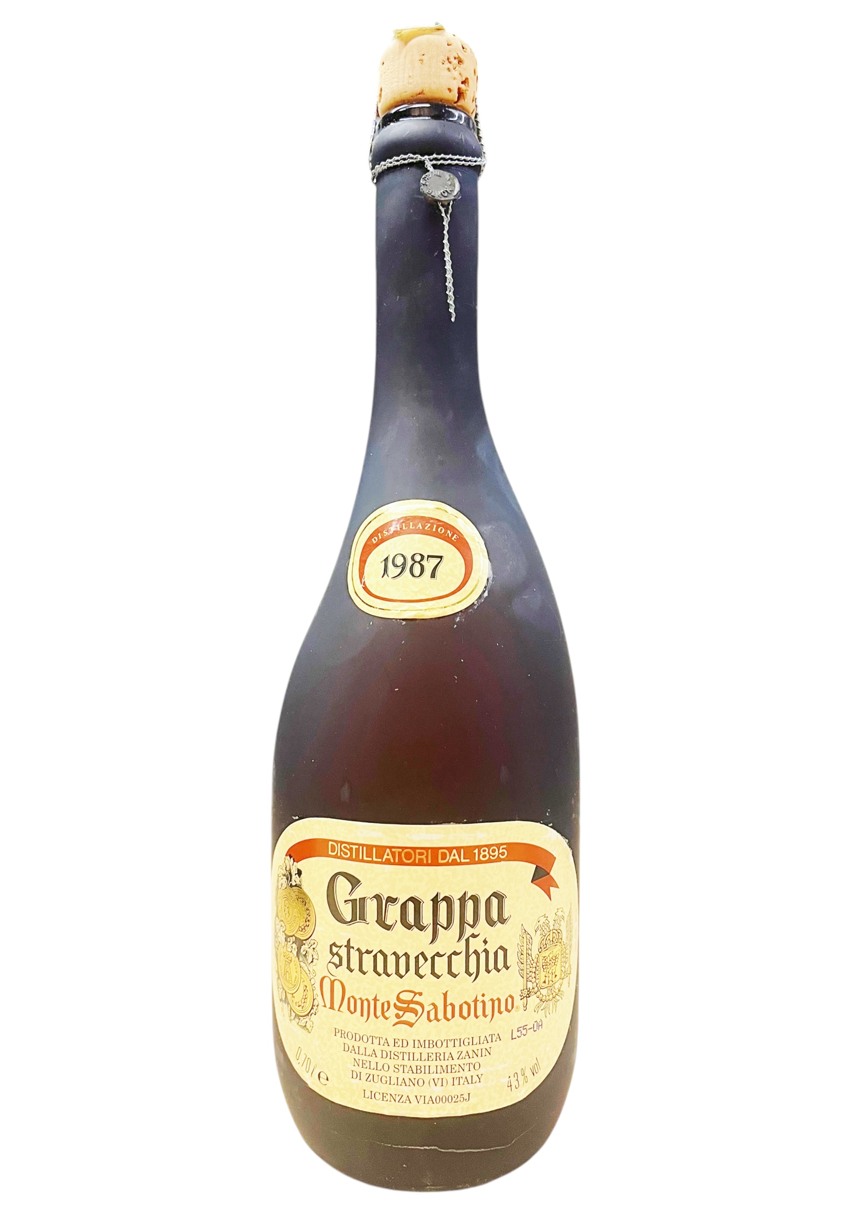 Grappa 1987 Monte Sabotino Stravecchia Zanin