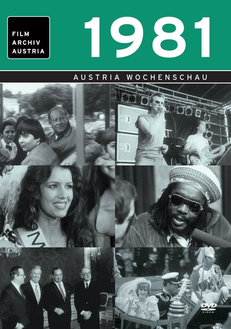 DVD 1981 Chronik Austria Wochenschau in Holzkiste mit Gravur