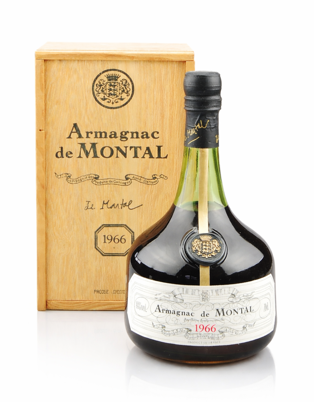 Armagnac 1966 Armagnac de Montal in Holzkiste