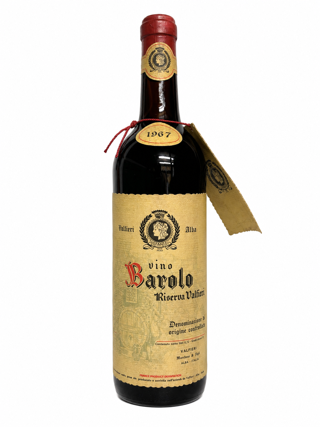Wein 1967 Barolo Riserva Valfieri