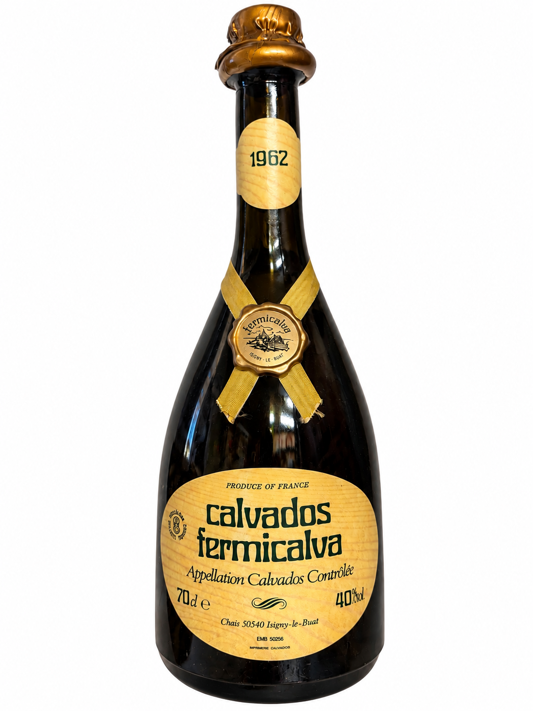 Calvados 1962 Fermicalva Appellation Calvados Controlée