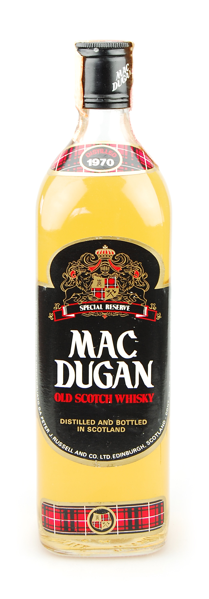 Whisky 1970 Mac Dugan Rare 5 Years Special Reserve