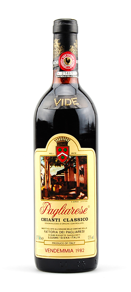 Wein 1982 Chianti Classico Pagliarese