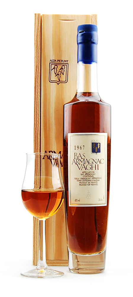 Armagnac 1967 Bas-Armagnac Vaghi des Hauses Sigognac