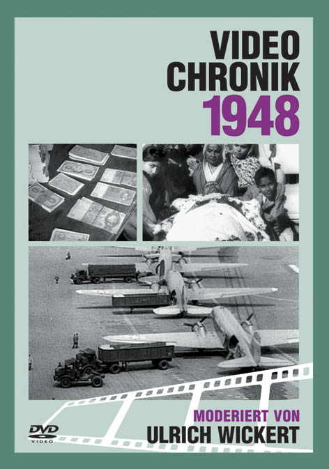 DVD 1948 Chronik Deutsche Wochenschau in Holzkiste mit Gravur