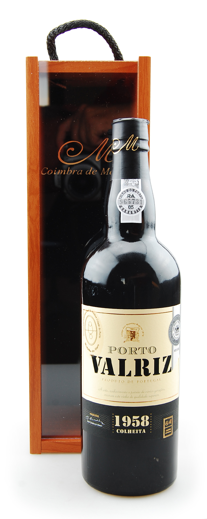 Portwein 1958 Valriz Colheita in edler Holzkiste