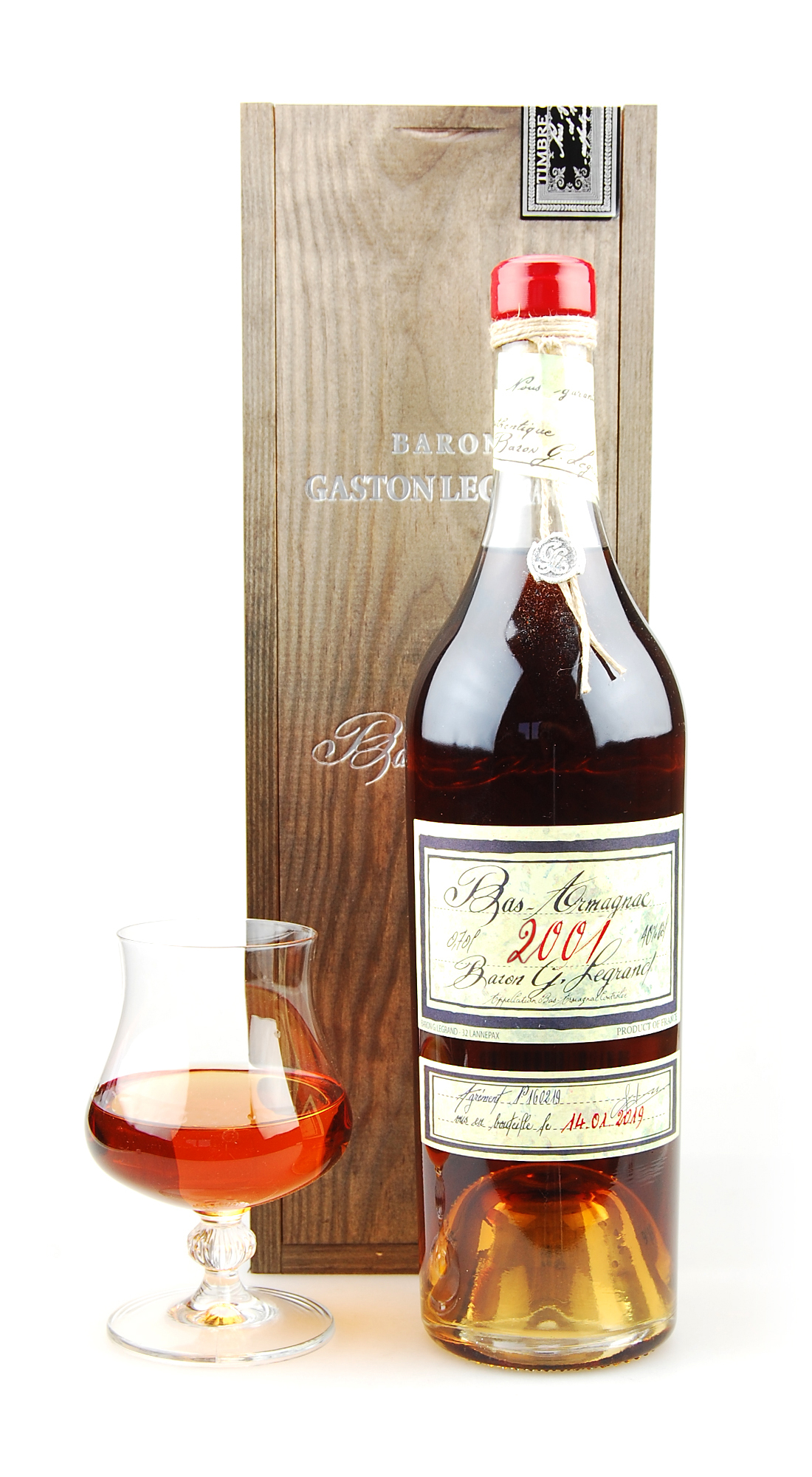Armagnac 2001 Bas-Armagnac Baron Gaston Legrand