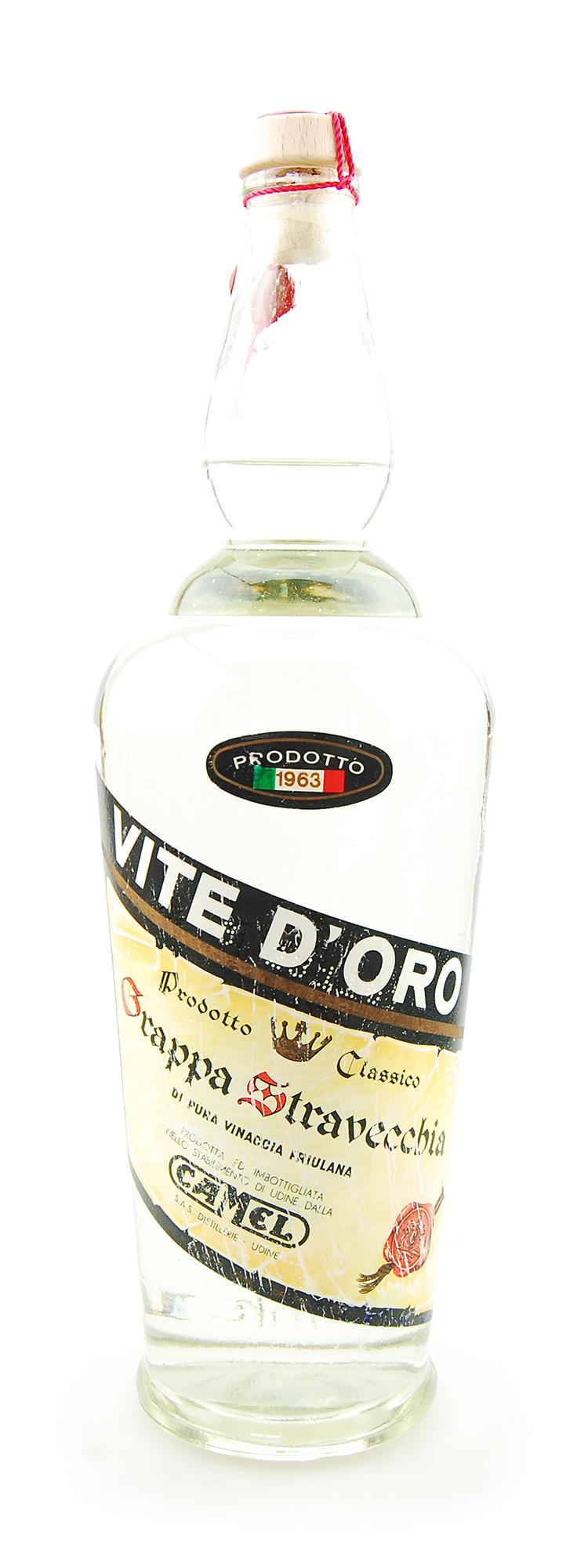 Grappa 1963 Camel Vite d´Oro Stravecchia 1,5 Liter