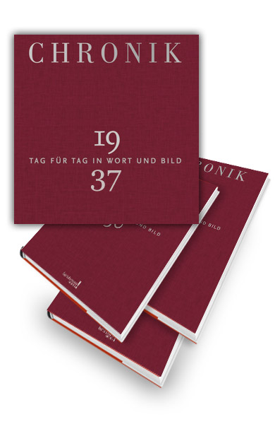 Chronik 1937 Jahrgangsband, Holzkiste und Gravur möglich!