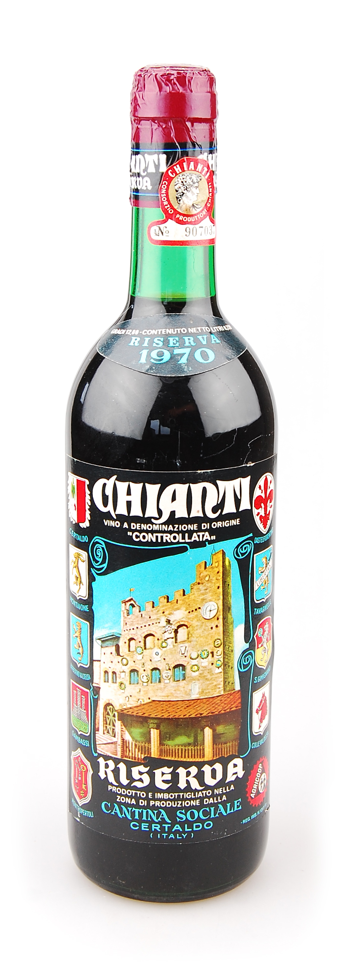 Wein 1970 Chianti Riserva Cantine Sociale Certaldo