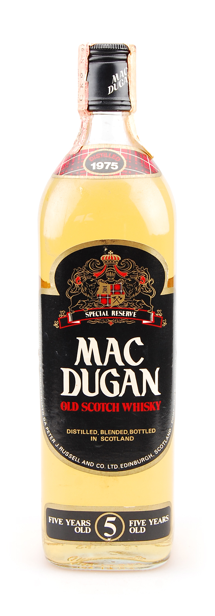 Whisky 1975 Tipp - Mac Dugan Rare 5 Years Special Reserve