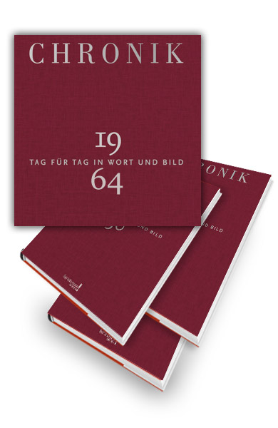 Chronik 1964 Jahrgangsband, Holzkiste und Gravur möglich!