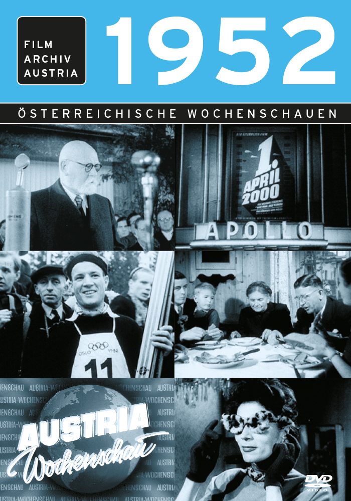 DVD 1952 Chronik Austria Wochenschau in Holzkiste mit Gravur