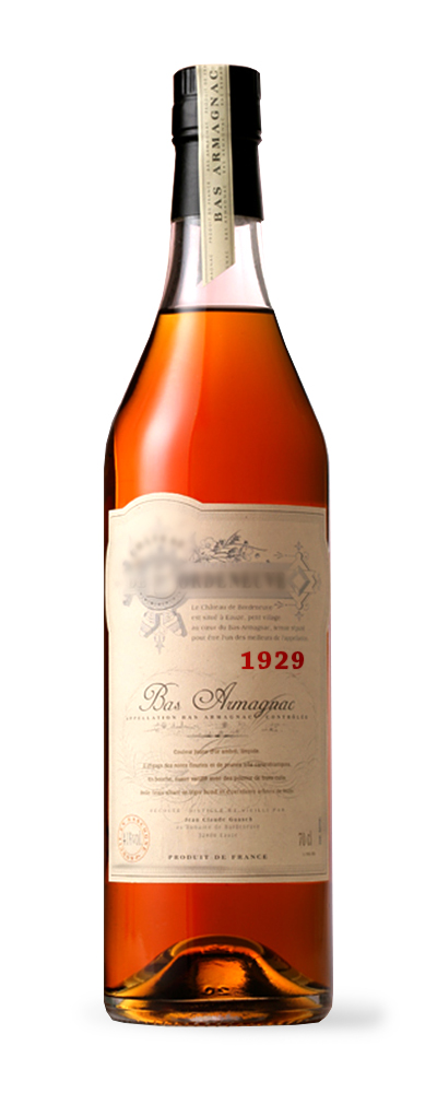Armagnac 1929 Bas-Armagnac Domaine de Jean-Paul
