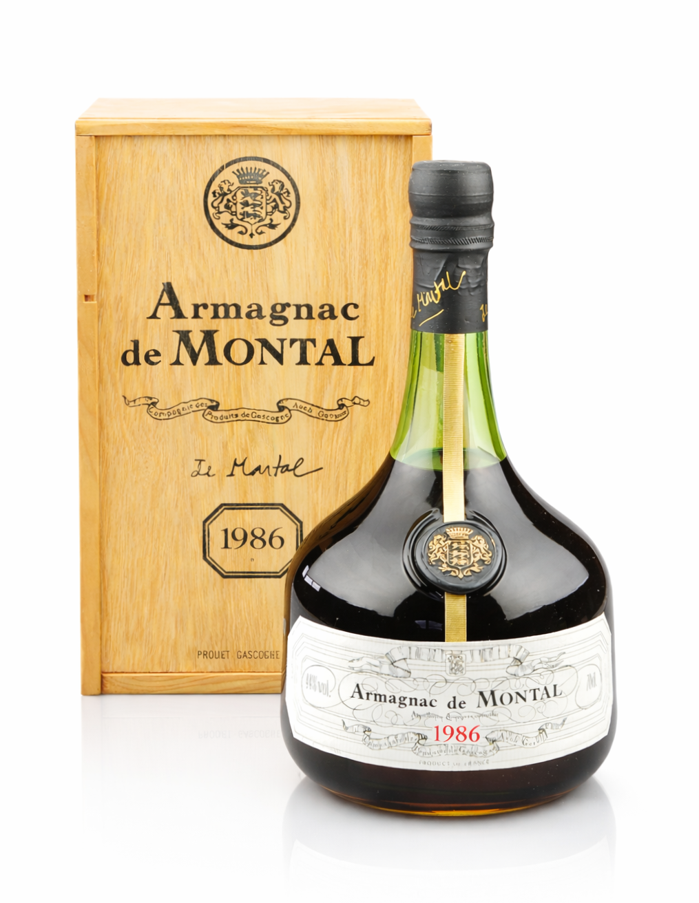 Armagnac 1986 Armagnac de Montal in Holzkiste