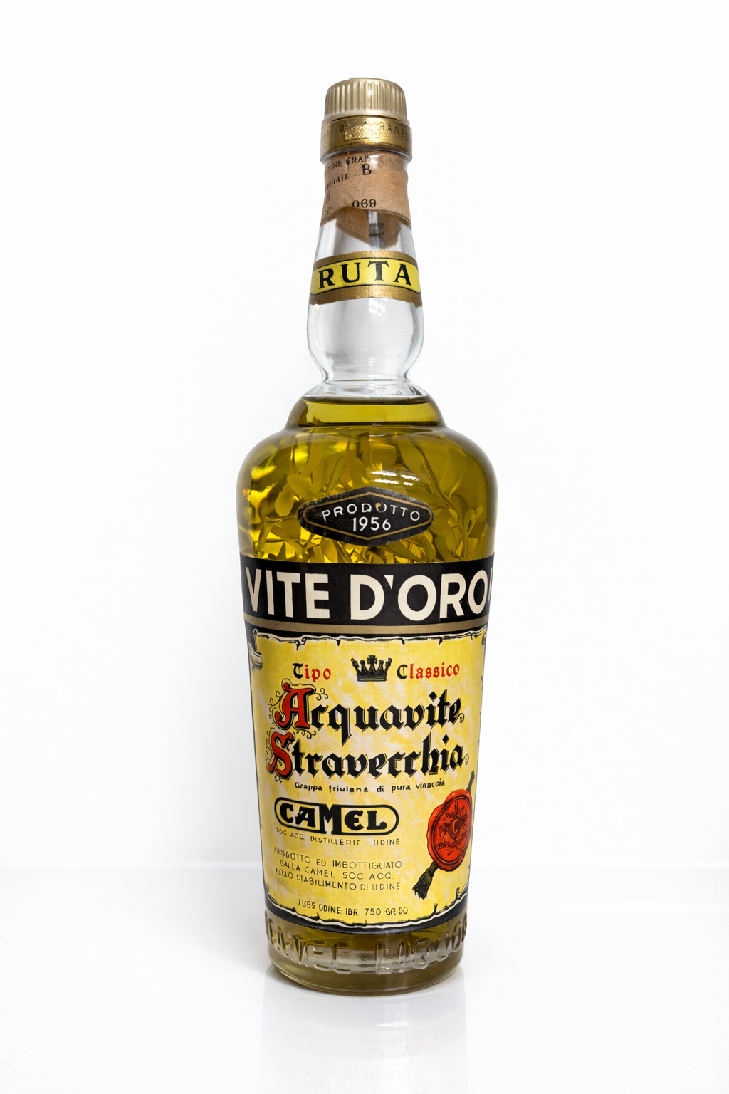 Acquavite 1956 Stravecchia Camel alla Ruta