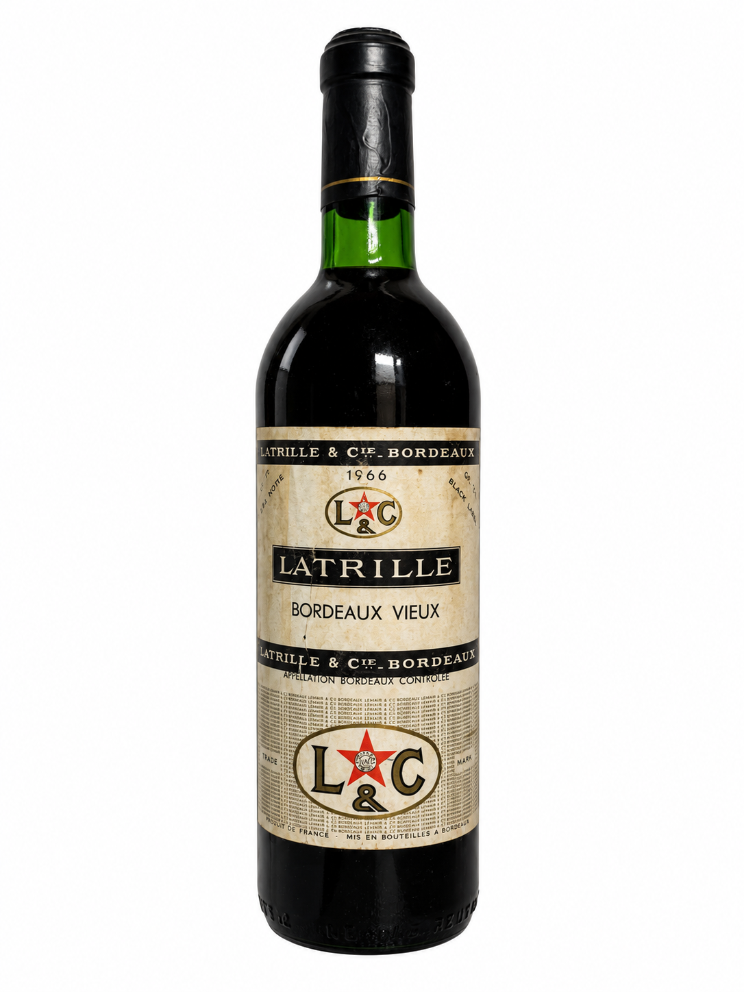 Wein 1966 Bordeaux Vieux Latrille