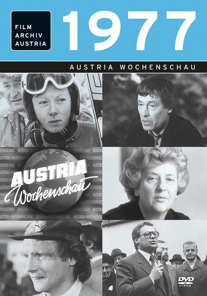 DVD 1977 Chronik Austria Wochenschau in Holzkiste mit Gravur