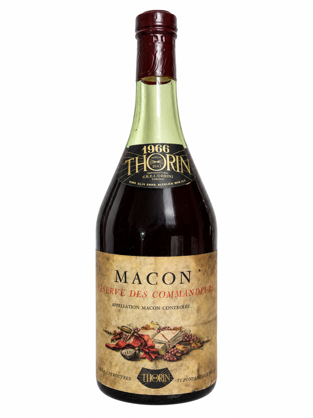 Wein 1966 Macon Reserve des Commandeurs Thorin