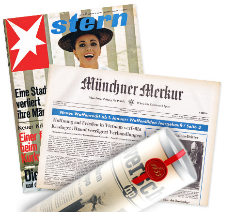 Historische Original Zeitungen