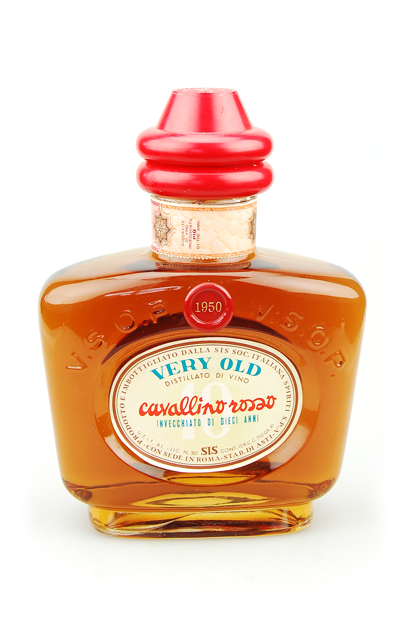 Brandy 1950 SIS Cavallino Rosso 10 Anni