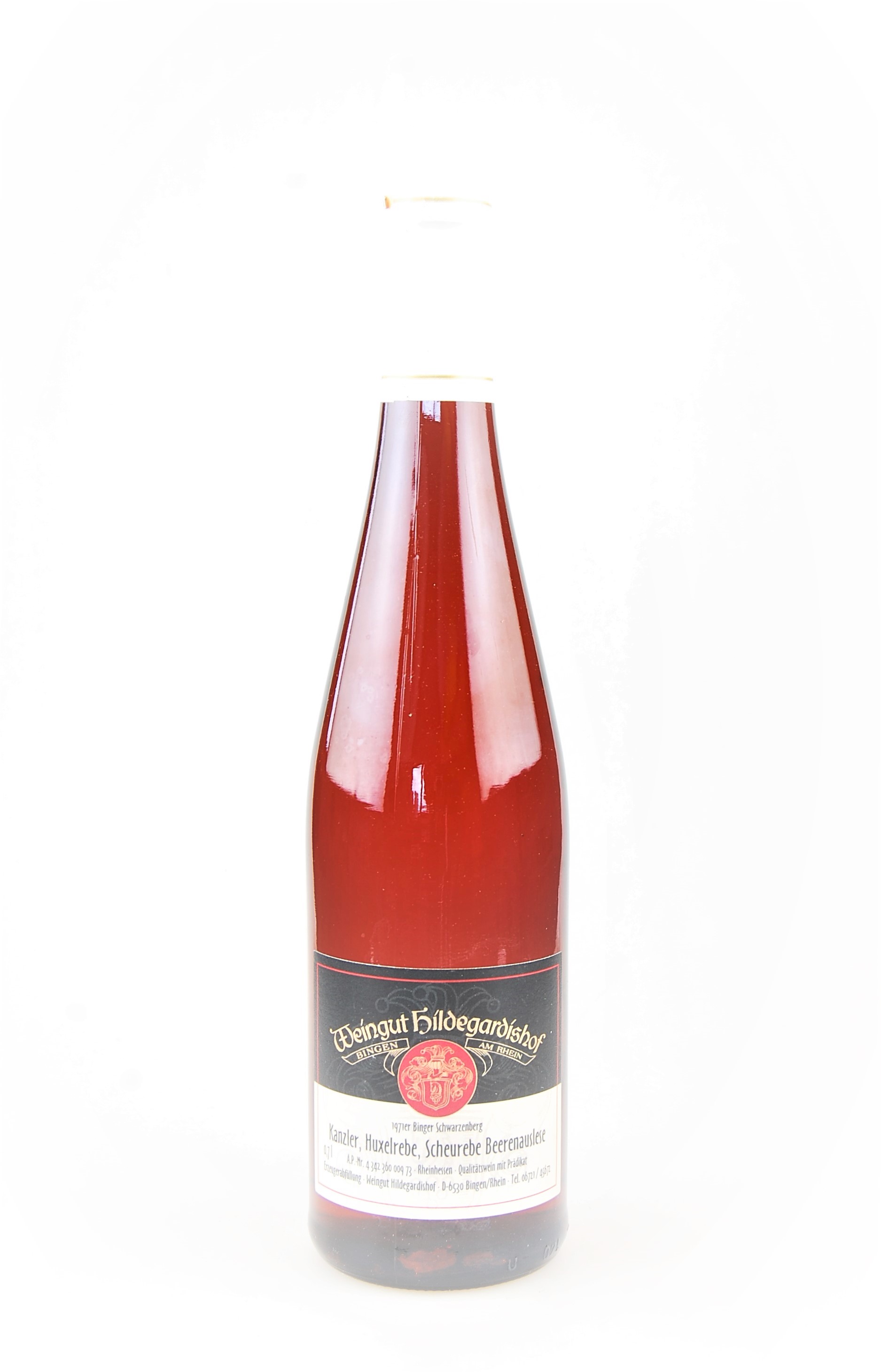 Wein 1971 Binger Schwarzenberg Beerenauslese