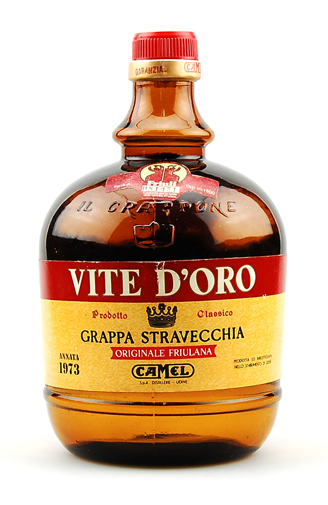 Grappa 1973 Vite d'Ora Camel Stravecchia Magnum