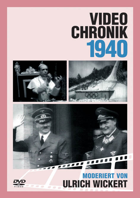 DVD 1940 Chronik Deutsche Wochenschau in Holzkiste mit Gravur