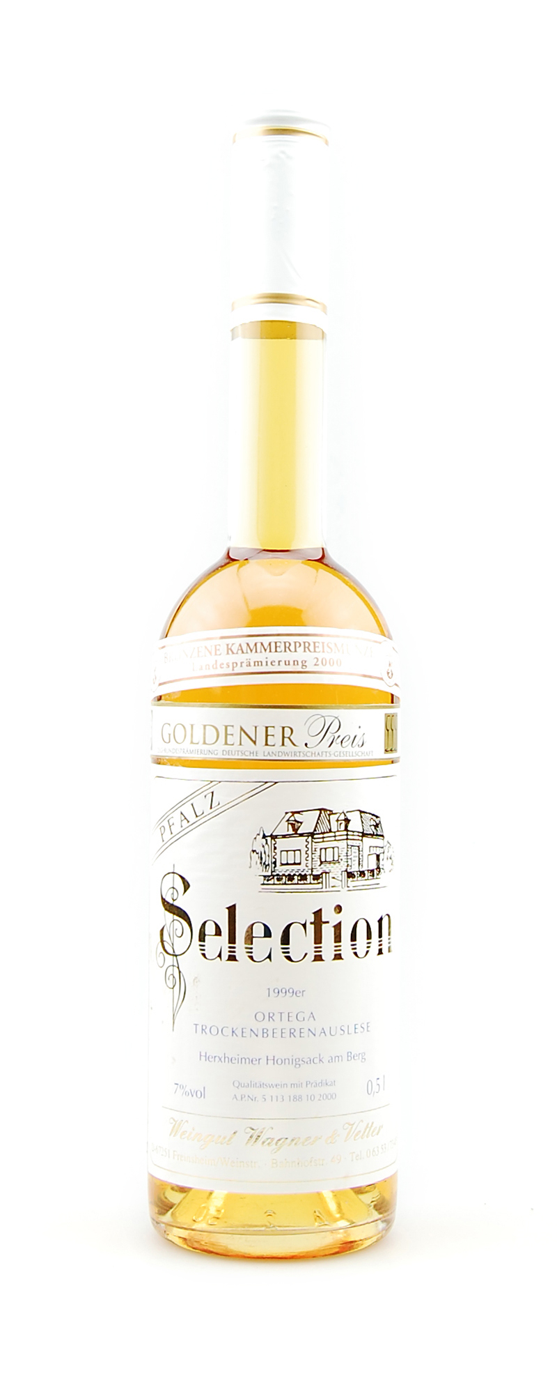 Wein 1999 Herxheimer Ortega Trockenbeerenauslese