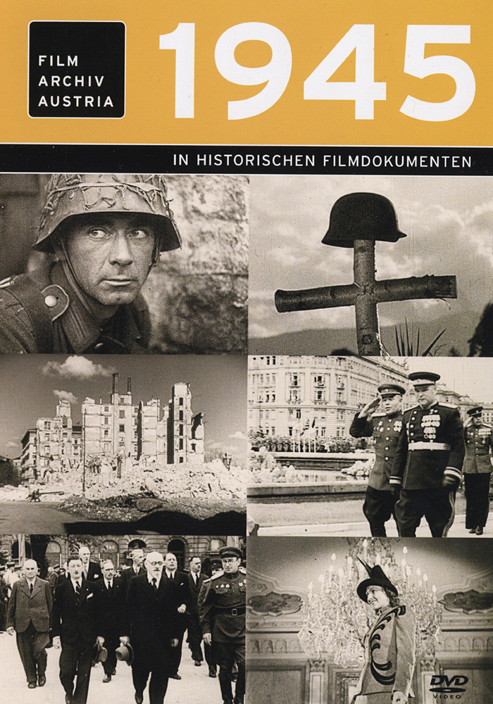 DVD 1945 Chronik Austria Wochenschau in Holzkiste mit Gravur
