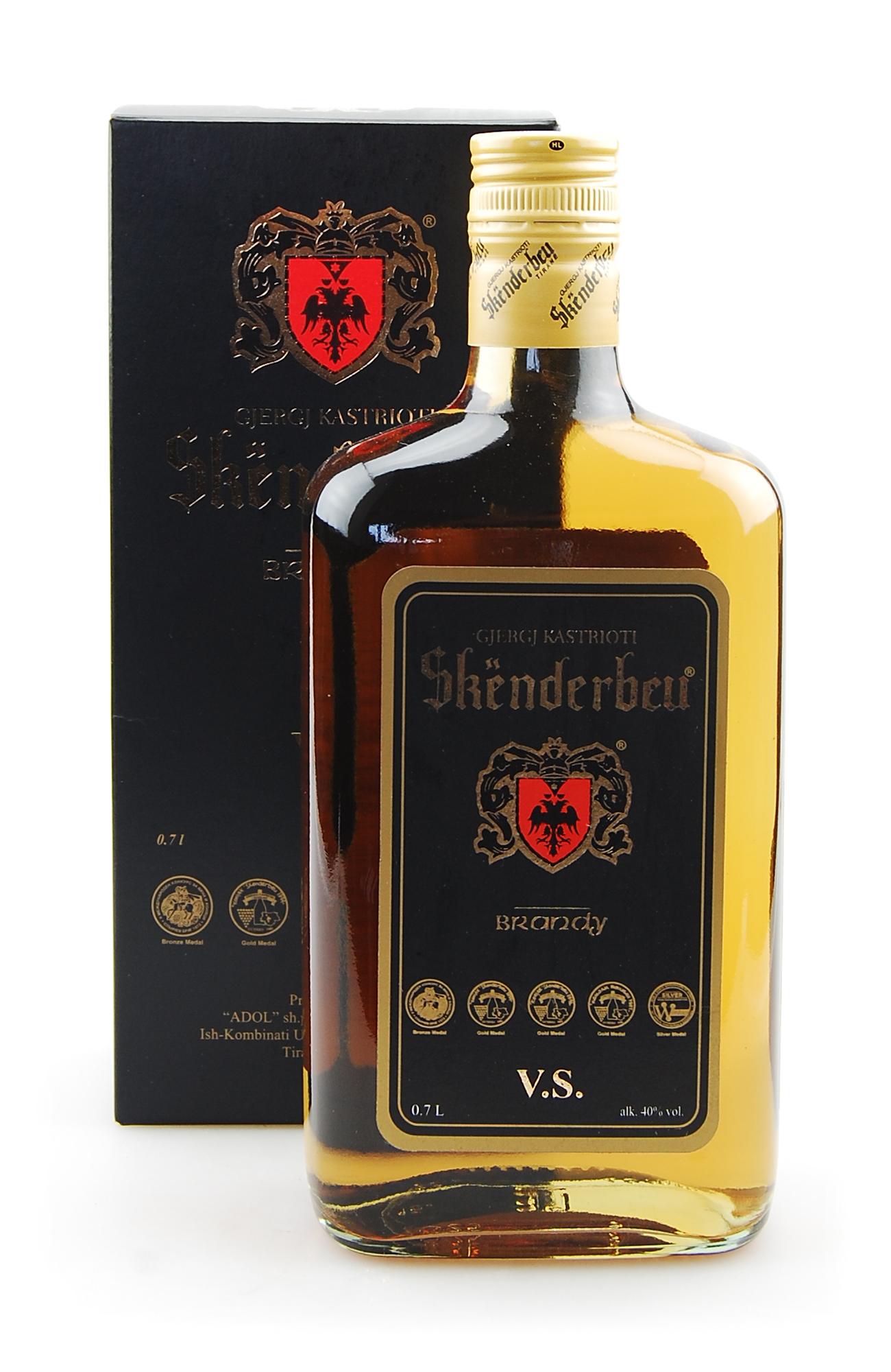 Skenderbeu Konjak V.S. - der Brandy in Geschenkbox!