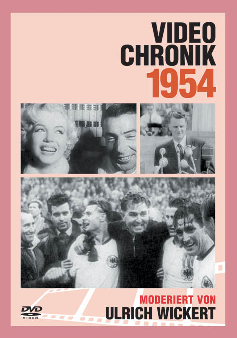 DVD 1954 Chronik Deutsche Wochenschau in Holzkiste mit Gravur