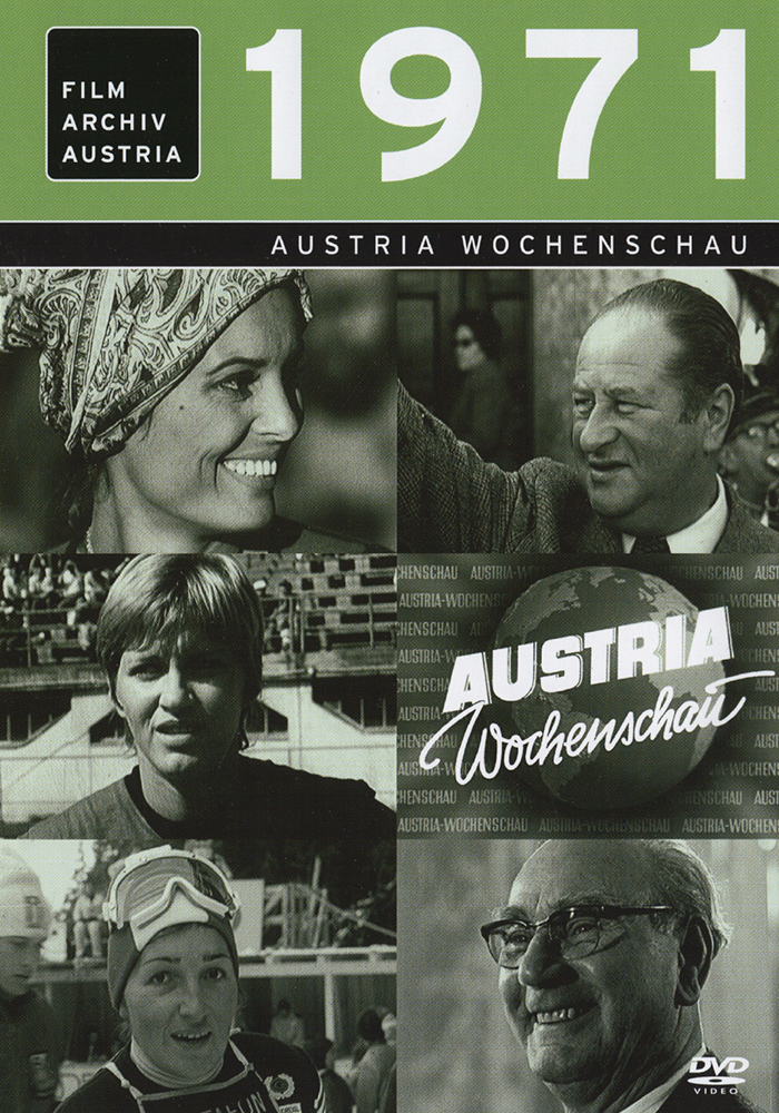 DVD 1971 Chronik Austria Wochenschau in Holzkiste mit Gravur
