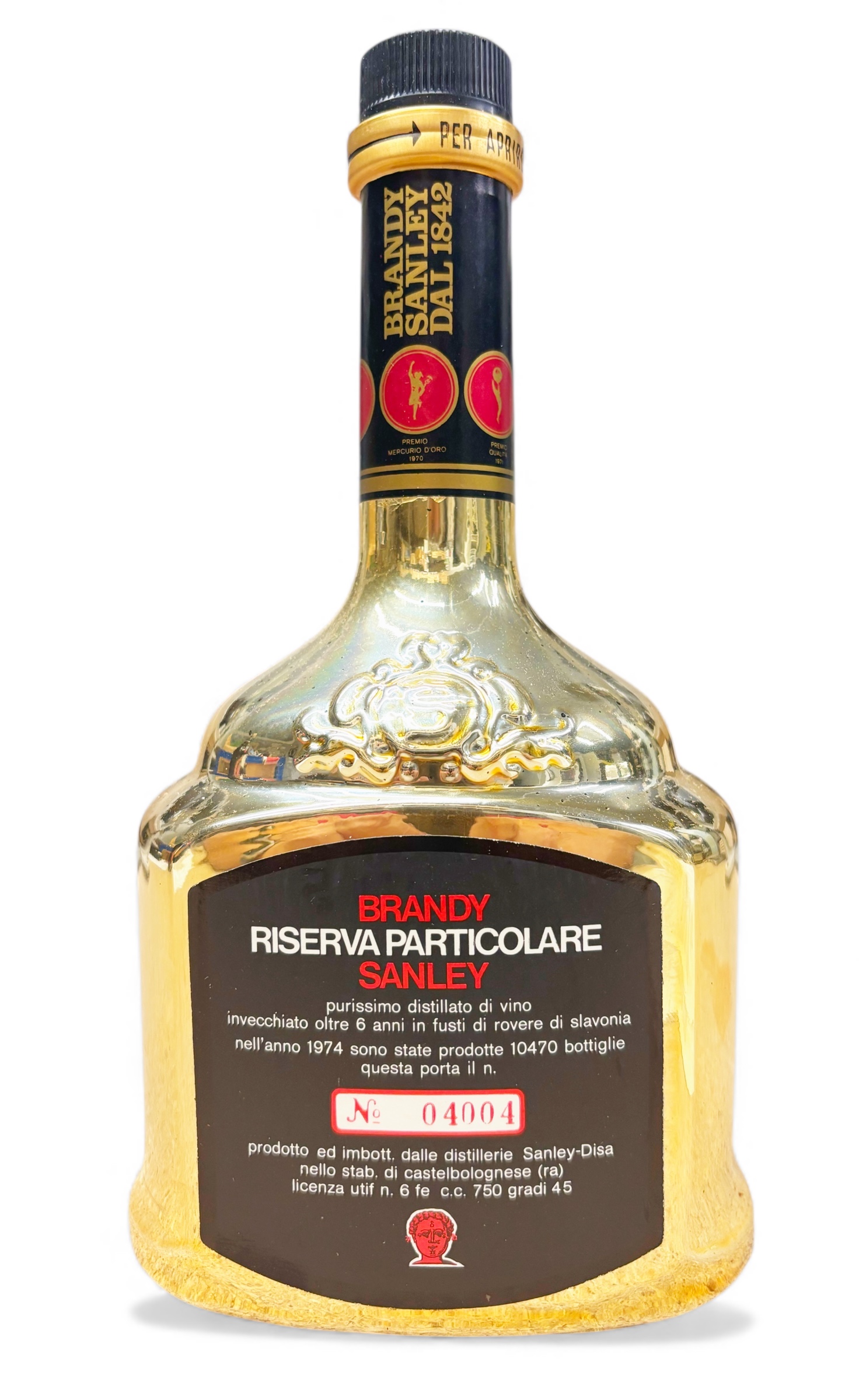 Brandy 1974 Riserva Particolare Agricola Sanley