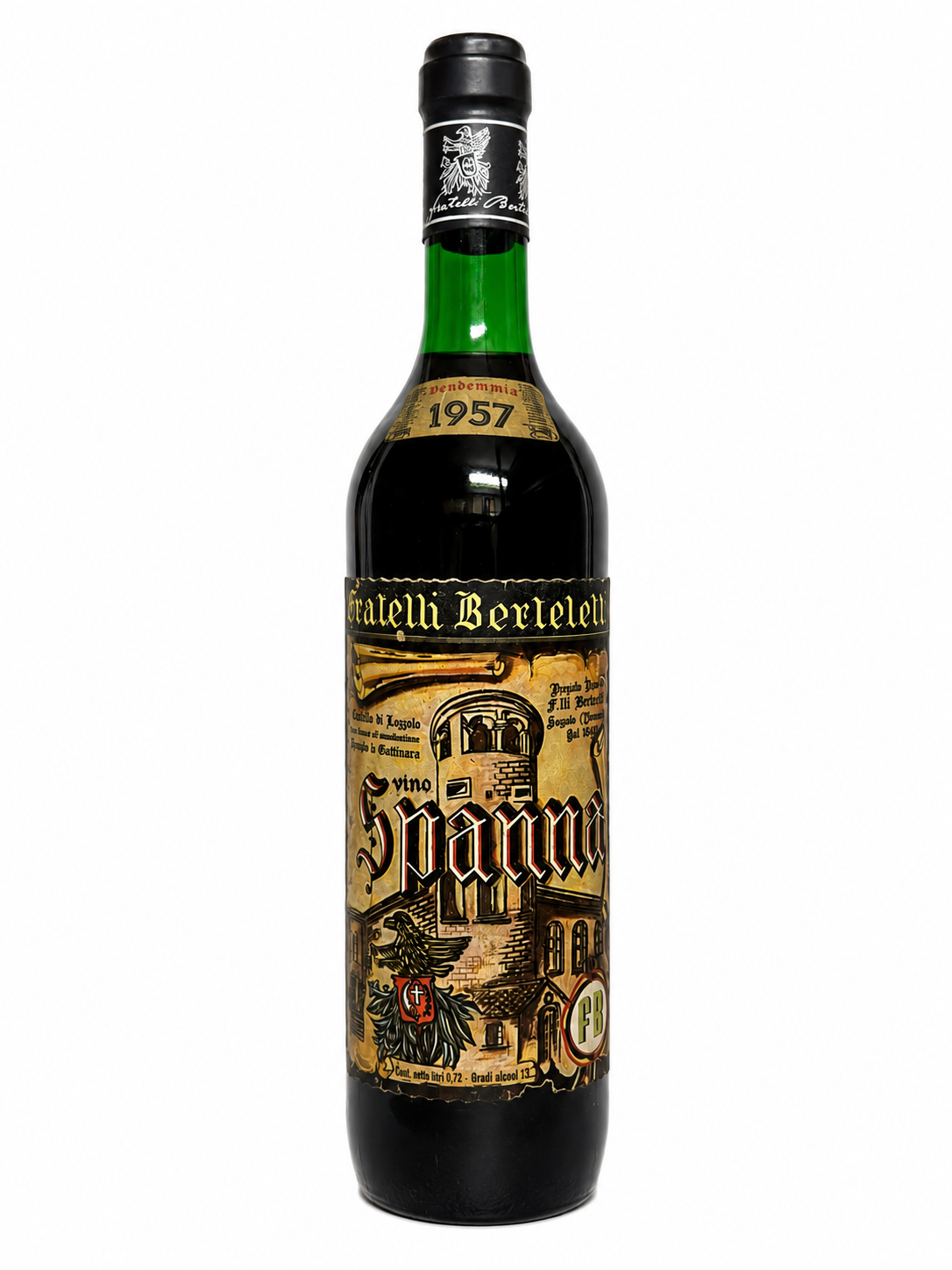 Wein 1957 Spanna Castello di Lozzolo Berteletti