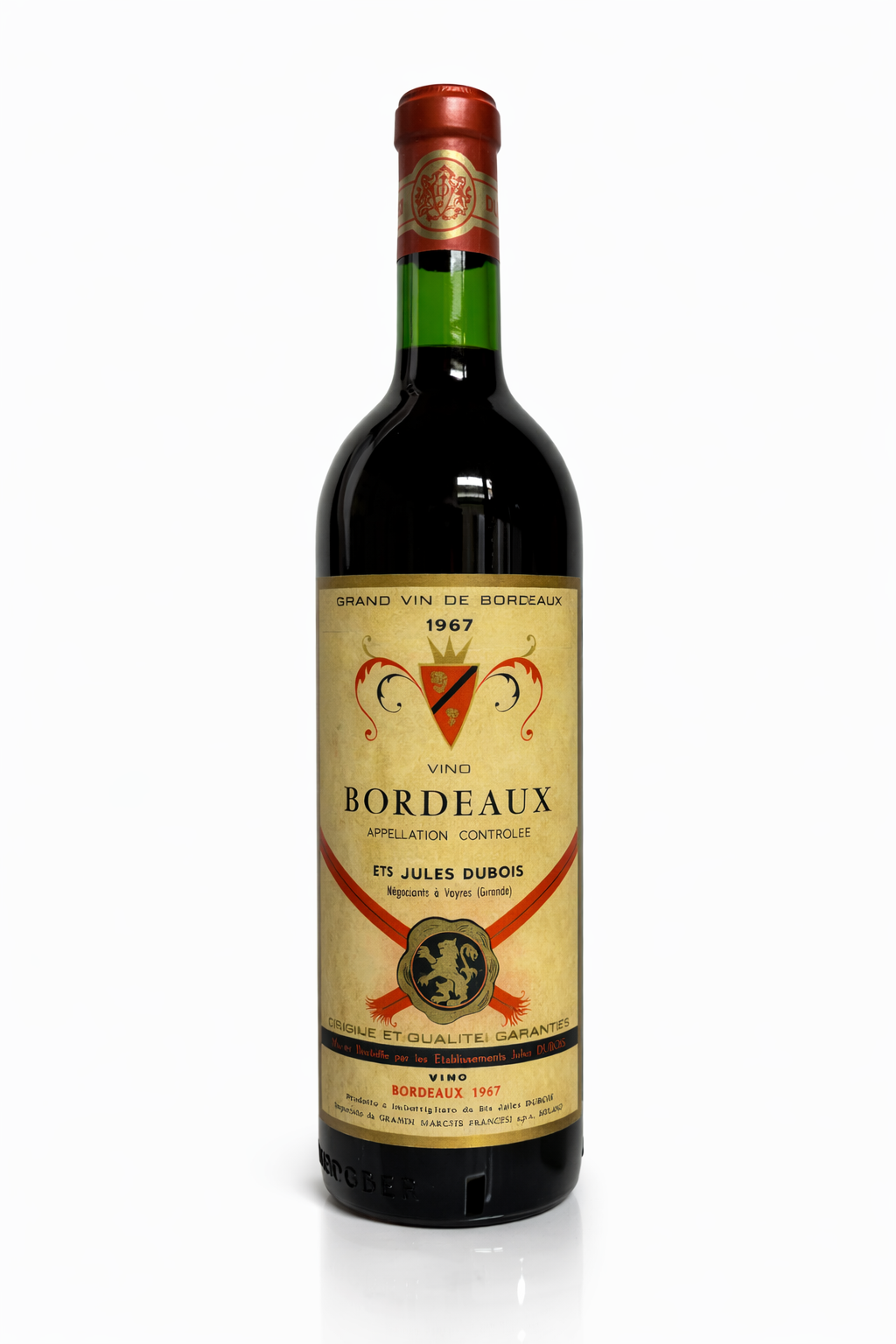 Wein 1967 Bordeaux Jules Dubois