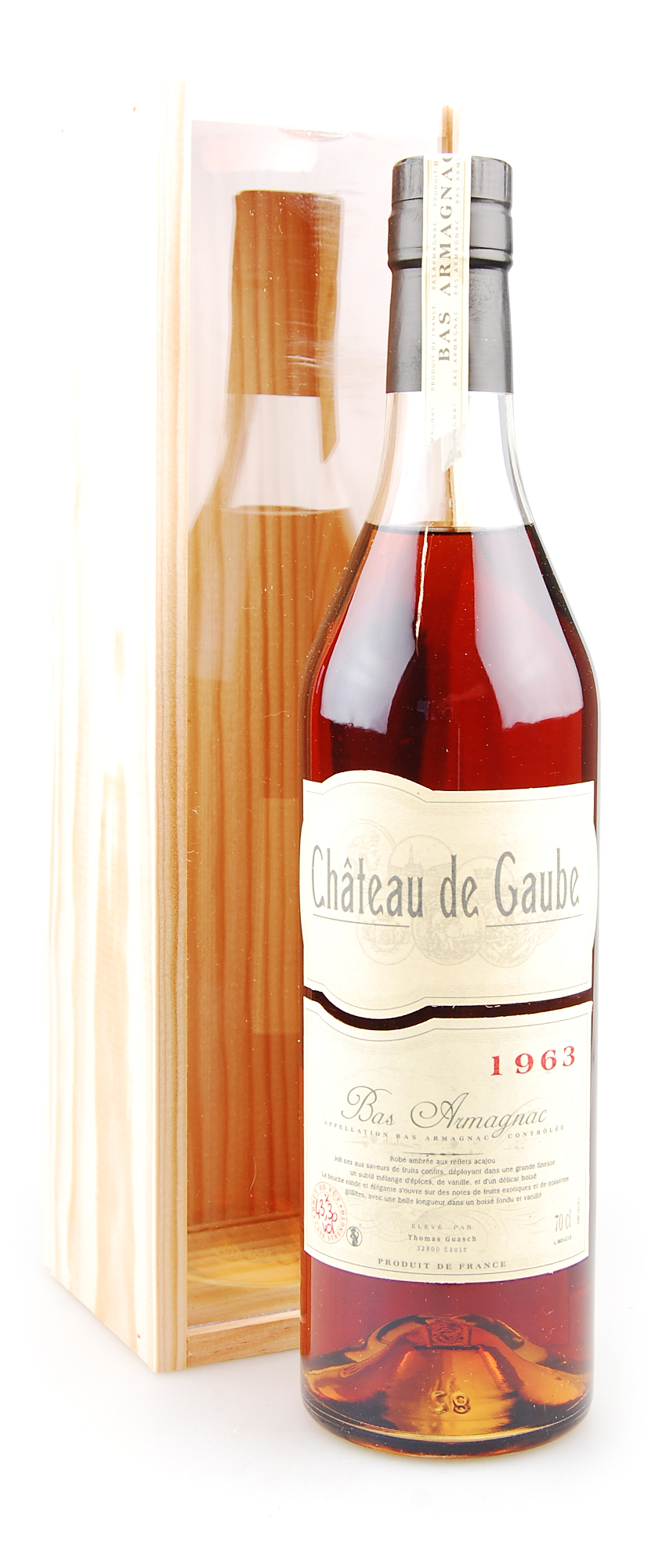 Armagnac 1963 Bas-Armagnac Chateau de Gaube