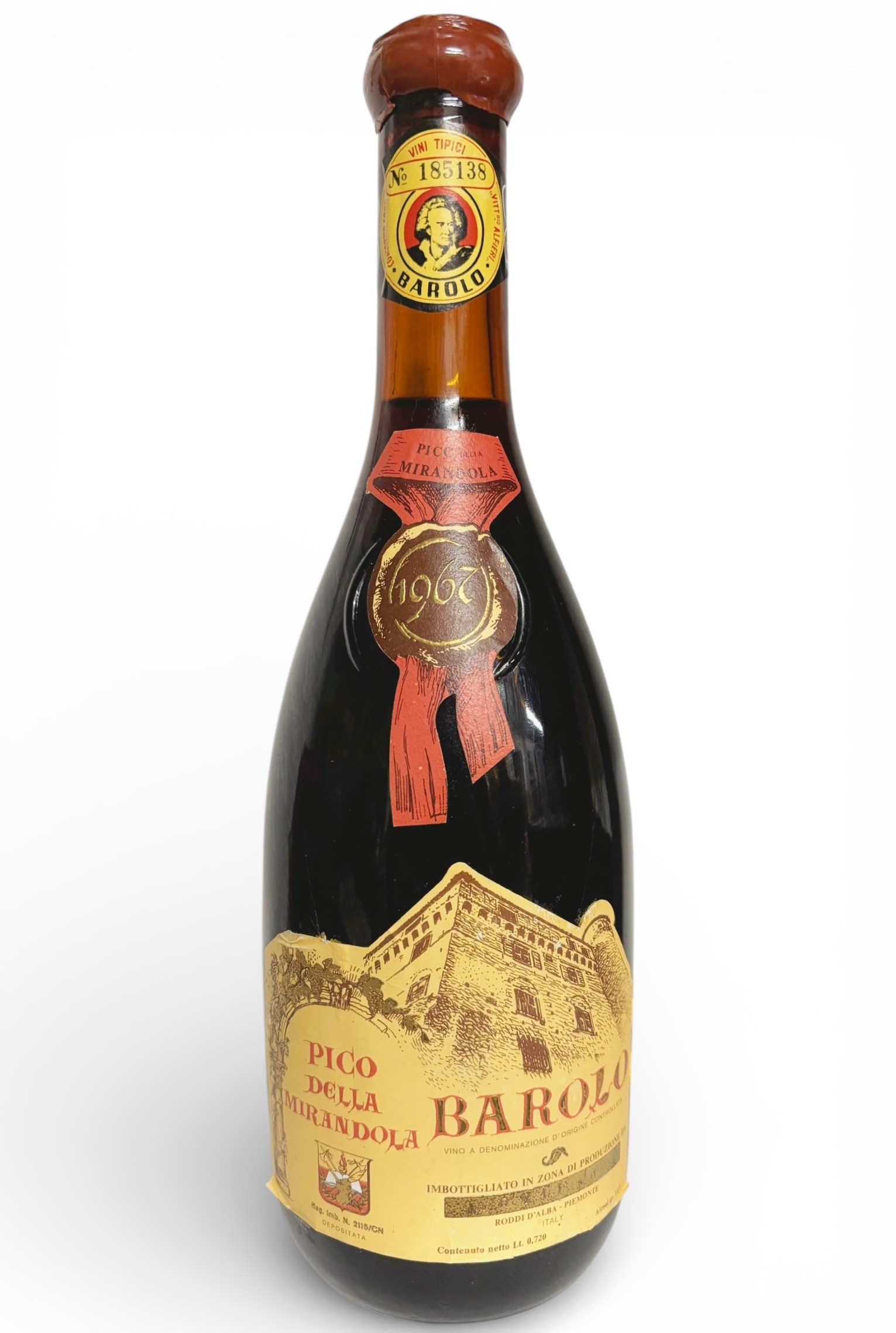 Wein 1967 Tipp!! Barolo Pico della Mirandola Annata Speciale