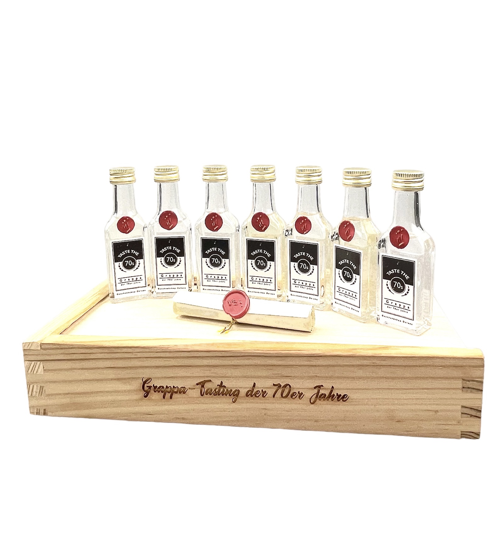 Tasting-Set Grappa der 70er Jahre