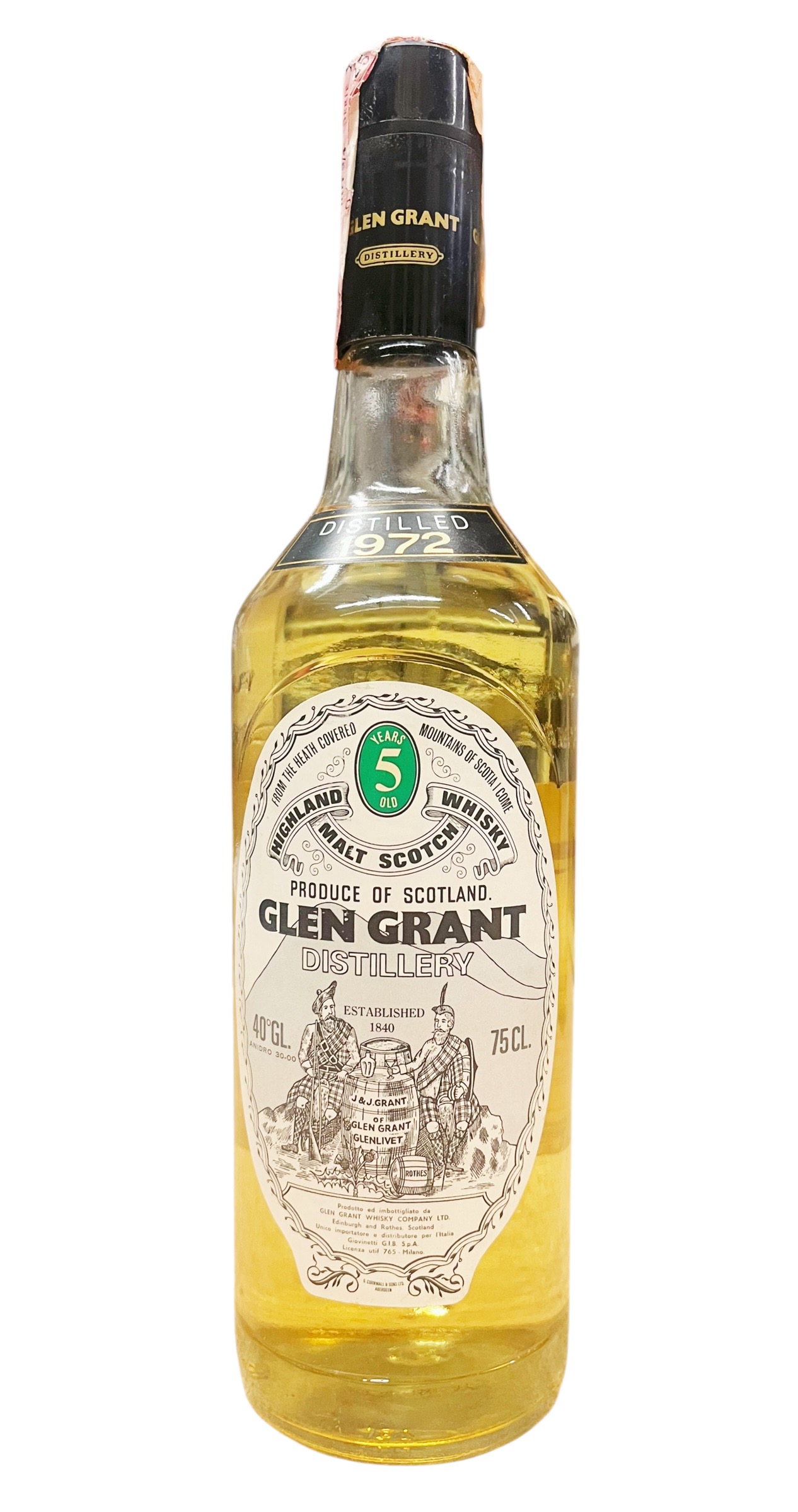 Whisky 1972 Glen Grant Highland Malt 5 years old