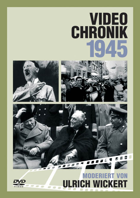 DVD 1945 Chronik Deutsche Wochenschau in Holzkiste mit Gravur