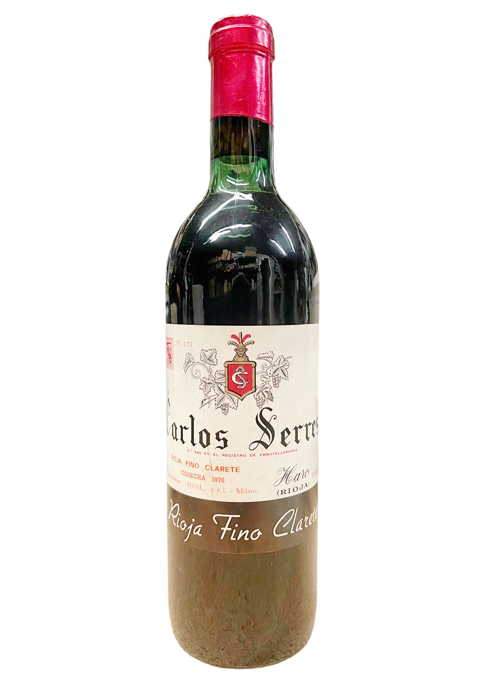 Wein 1970 Rioja Fino Clarete Carlos Serres