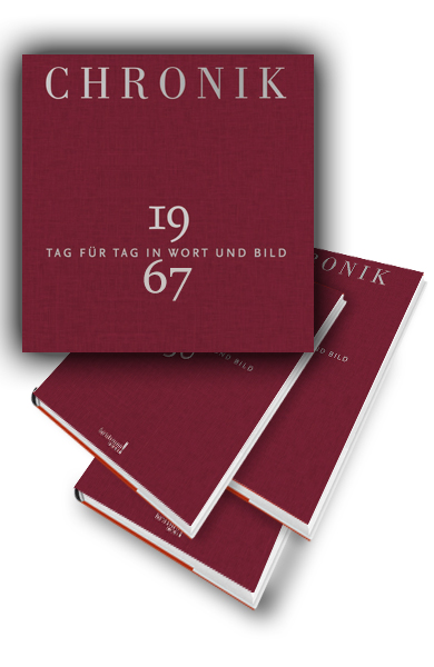 Chronik 1967 Jahrgangsband, Holzkiste und Gravur möglich!