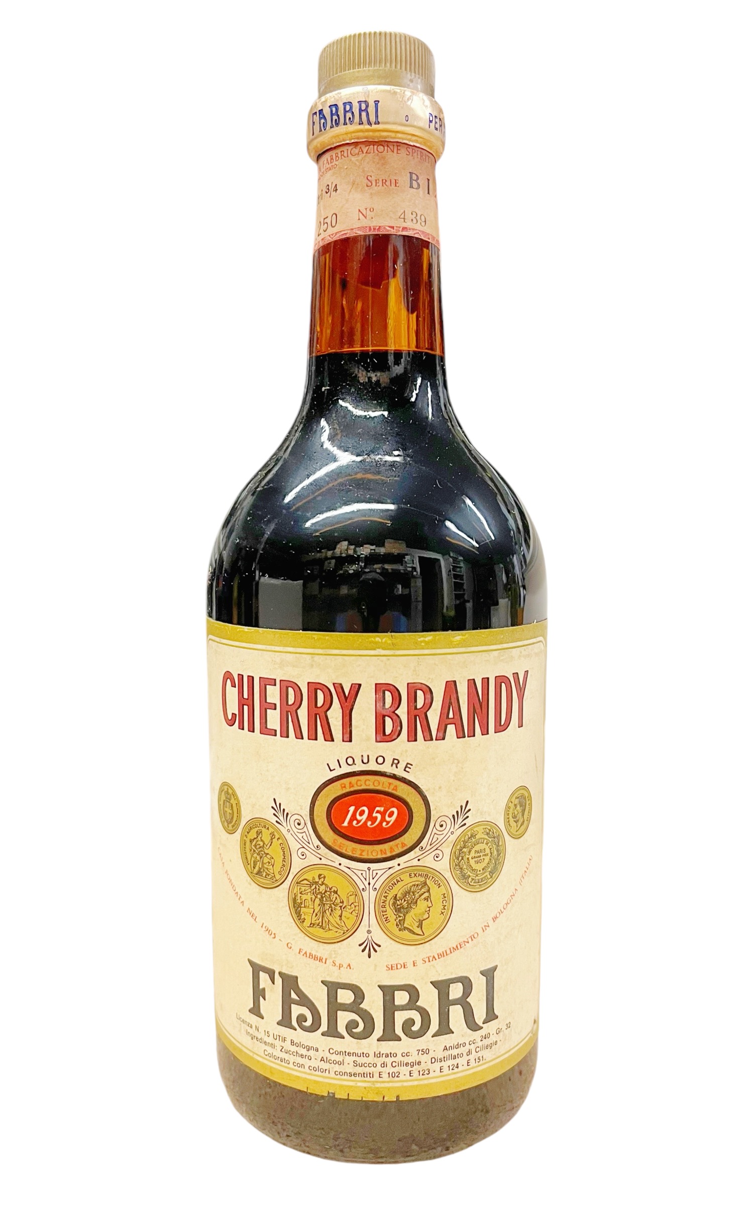 Cherry Brandy 1959 Selezionata Fabbri