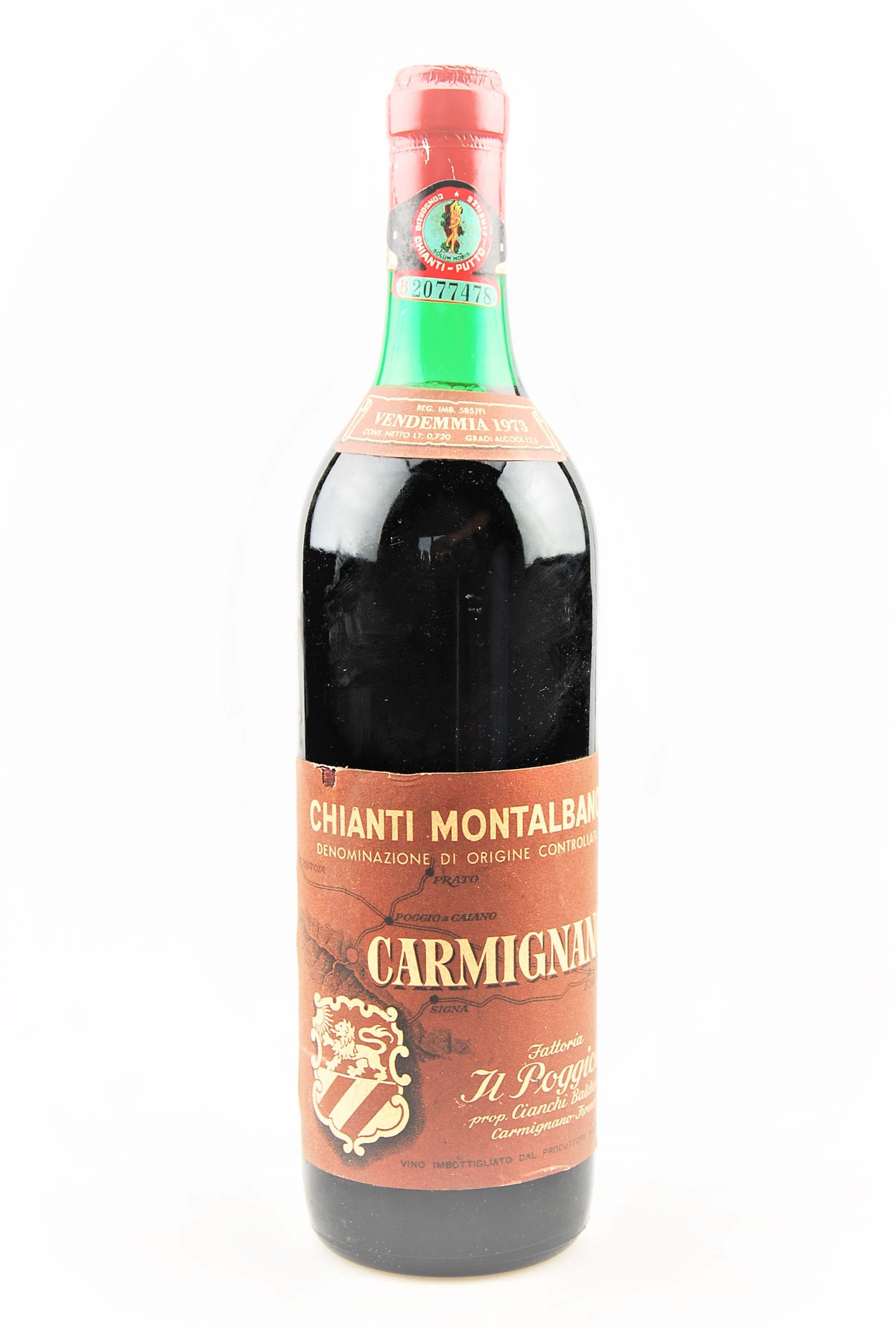 Wein 1973 Chianti Montalbano Fattoria Il Poggiolo